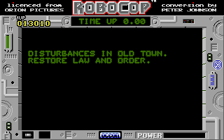 RoboCop (Atari ST) screenshot: Next up, level 2