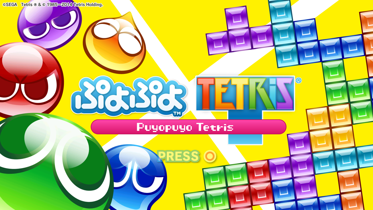 Puyo Puyo Tetris (PlayStation 4) screenshot: Title screen