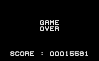 Rockfall 2: The Perils of Spud (Atari ST) screenshot: Game over