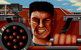Roller Coaster Rumbler (Atari ST) screenshot: Your guy looks tough enough