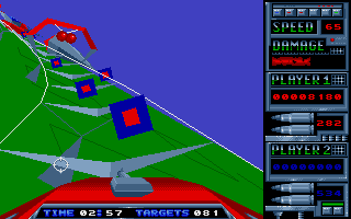 Roller Coaster Rumbler (Atari ST) screenshot: This is hairy