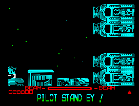 R-Type (Amstrad CPC) screenshot: If you've come this far, you get to restart here