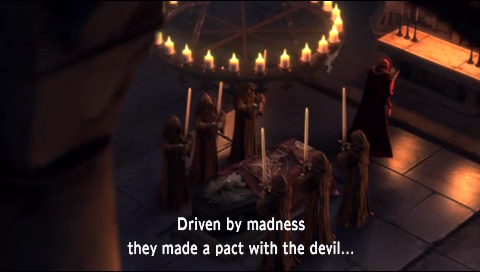 Castlevania: The Dracula X Chronicles (PSP) screenshot: Shot from intro movie