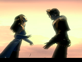 Final Fantasy VIII (PlayStation) screenshot: Ohhhh... the famous love story. Squall and Rinoa
