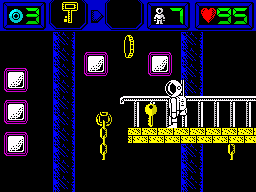 Heritage (ZX Spectrum) screenshot: Golden key