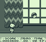 The Rugrats Movie (Game Boy) screenshot: Now I have to get out of the house.
