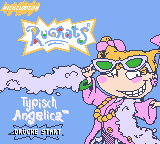 Rugrats: Totally Angelica (Game Boy Color) screenshot: Title screen (German version)