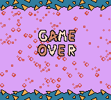 The Rugrats Movie (Game Boy Color) screenshot: I died but didn't retry. Game over.