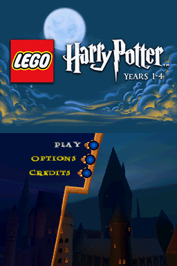 LEGO Harry Potter: Years 1-4 (Nintendo DS) screenshot: Title Screen