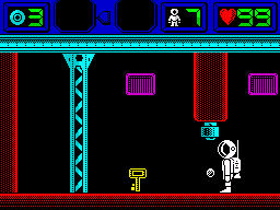 Heritage (ZX Spectrum) screenshot: Door key