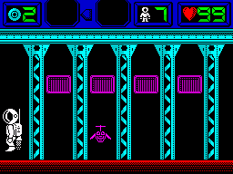 Heritage (ZX Spectrum) screenshot: Robot bee