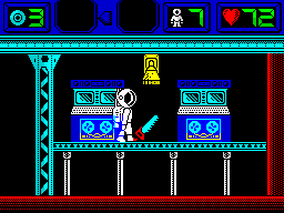 Heritage (ZX Spectrum) screenshot: Saw