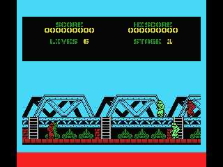 Rush'n Attack (MSX) screenshot: Kill the Ruskies