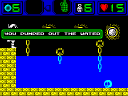 Heritage (ZX Spectrum) screenshot: Pumping water