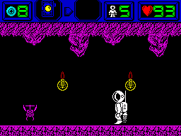Heritage (ZX Spectrum) screenshot: Underground level