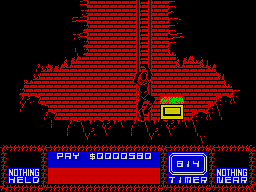 Saboteur II (ZX Spectrum) screenshot: Treasure room, now I am immortal.