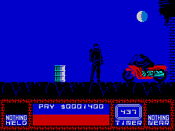 Saboteur II (ZX Spectrum) screenshot: Escaping.