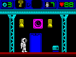 Heritage (ZX Spectrum) screenshot: Access card