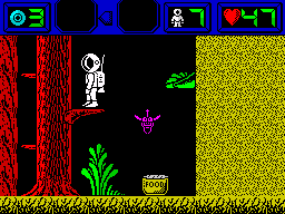 Heritage (ZX Spectrum) screenshot: Food