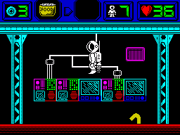 Heritage (ZX Spectrum) screenshot: Wee worm