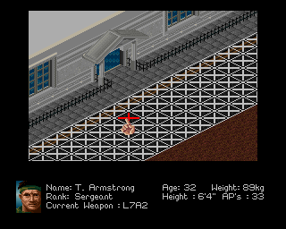 Sabre Team (Amiga) screenshot: Soldier deployment (AGA version)