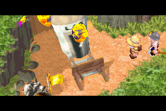 Sabre Wulf (Game Boy Advance) screenshot: Finishing off one of the labs.