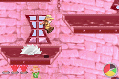 Sabre Wulf (Game Boy Advance) screenshot: Sabreman requires good platforming skills.