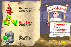 Sabre Wulf (Game Boy Advance) screenshot: Creature Shop
