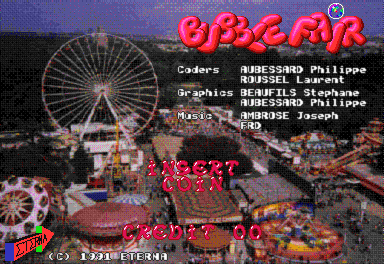 Bubble Fair (Acorn 32-bit) screenshot: Title screen