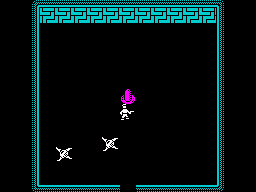 Infestation (ZX Spectrum) screenshot: Pink switch