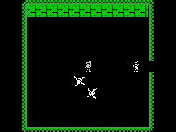 Infestation (ZX Spectrum) screenshot: Fourth girl saved