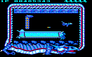 Saint Dragon (Amstrad CPC) screenshot: Boss