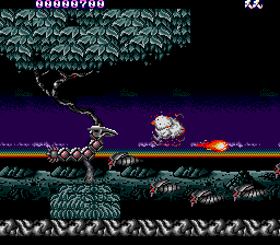 Saint Dragon (TurboGrafx-16) screenshot: The first stage