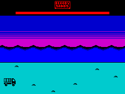 Bloody Sands (ZX Spectrum) screenshot: Level 2