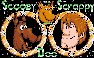 Scooby-Doo and Scrappy-Doo (Amiga) screenshot: Title screen