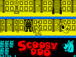 Scooby-Doo (ZX Spectrum) screenshot: Game start