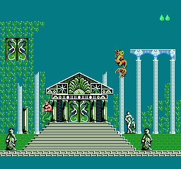 King Neptune's Adventure (NES) screenshot: Approaching the inner sanctum