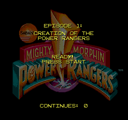 Mighty Morphin Power Rangers (SEGA CD) screenshot: Episode one