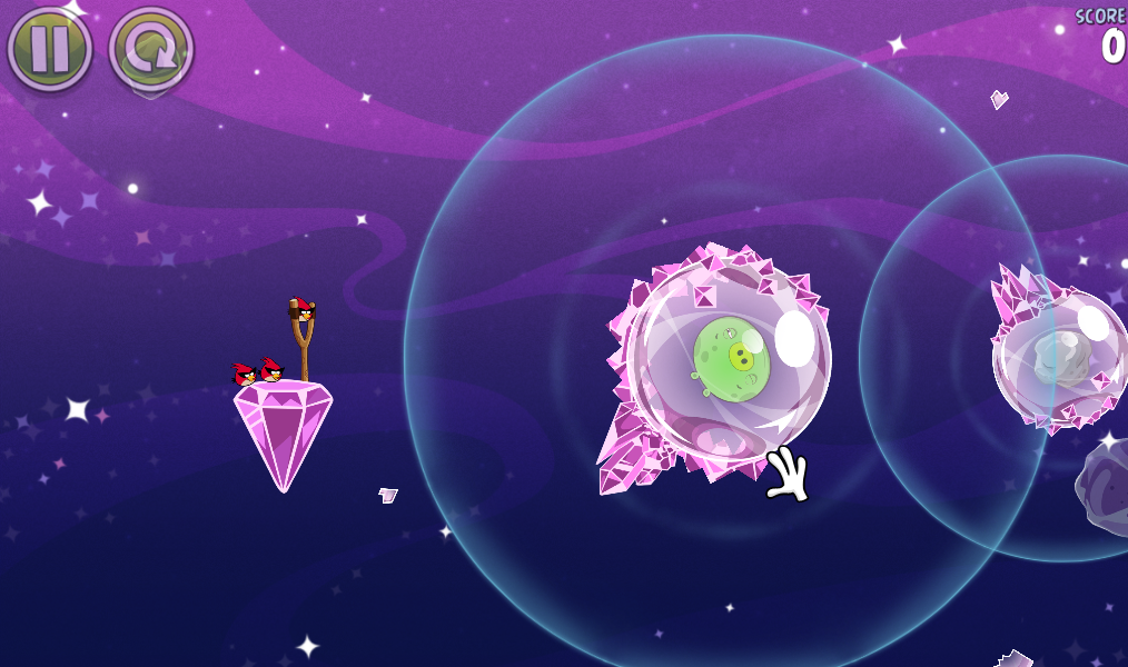 Screenshot Of Angry Birds Space Windows 2012 Mobygames 