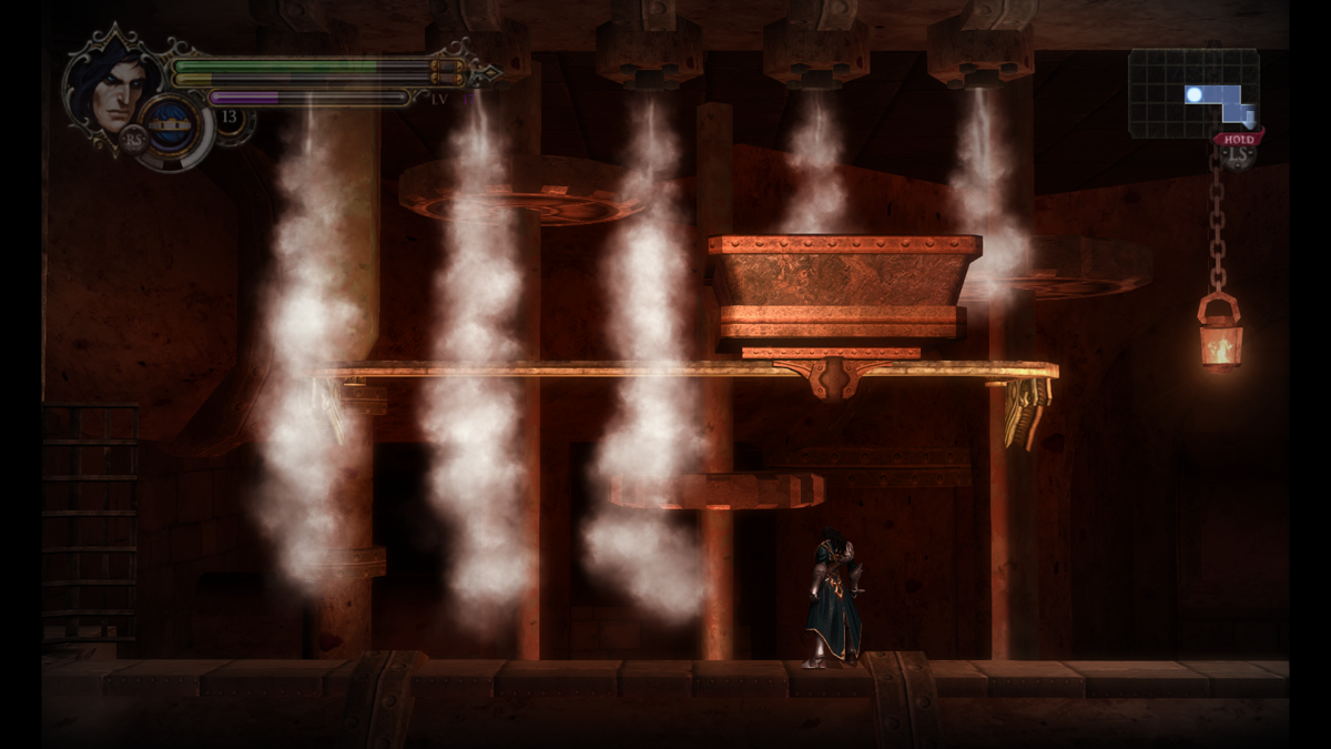 Castlevania: Lords of Shadow - Mirror of Fate (Windows) screenshot: Avoiding the steam