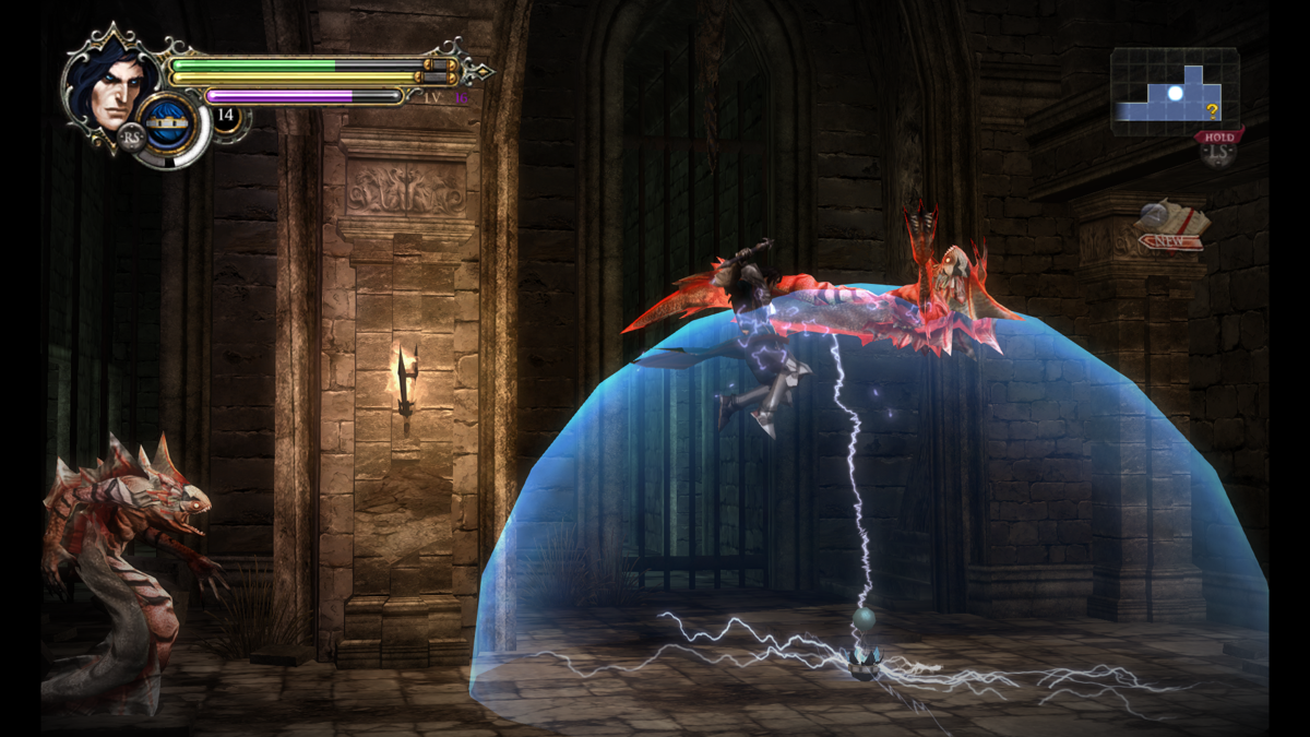 Castlevania: Lords of Shadow - Mirror of Fate (Windows) screenshot: Trevor stops time