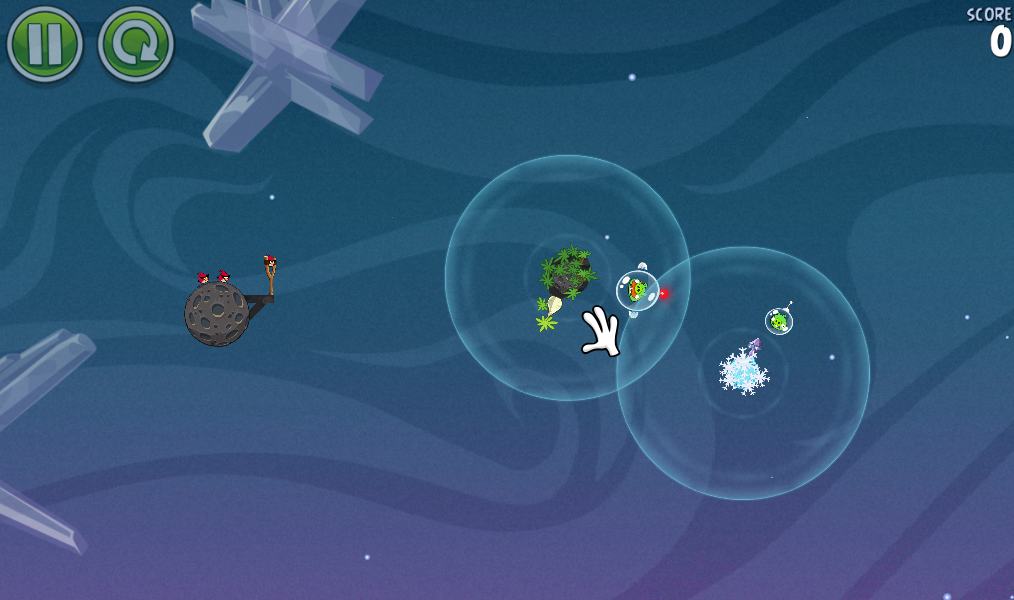 Screenshot Of Angry Birds Space Windows 2012 Mobygames