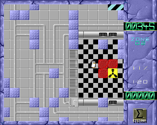 Poizone (Acorn 32-bit) screenshot: Start of level 2