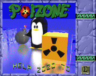 Poizone (Acorn 32-bit) screenshot: Title screen