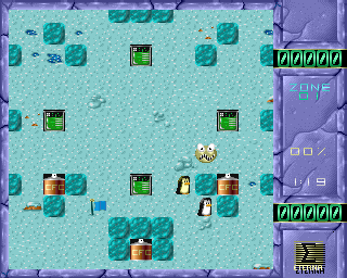 Poizone (Acorn 32-bit) screenshot: Two player game