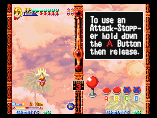 Twinkle Star Sprites (Neo Geo) screenshot: Instructions