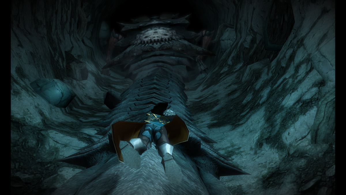 Castlevania: Lords of Shadow - Mirror of Fate (Windows) screenshot: Riding a giant insect