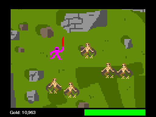 Ginormo Sword (Browser) screenshot: Their love will chase and paralyze you.