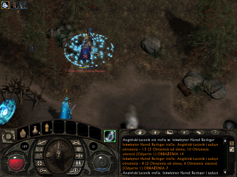 Lionheart: Legacy of the Crusader (Windows) screenshot: Electrical Golem