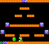 Screenshot of Bubble Bobble (Game Gear, 1986) - MobyGames